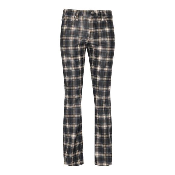 Cout De La Liberte Mens Jimmy Printed Plaid Leather Low Rise Flare Size 30 NWT - Picture 12 of 13